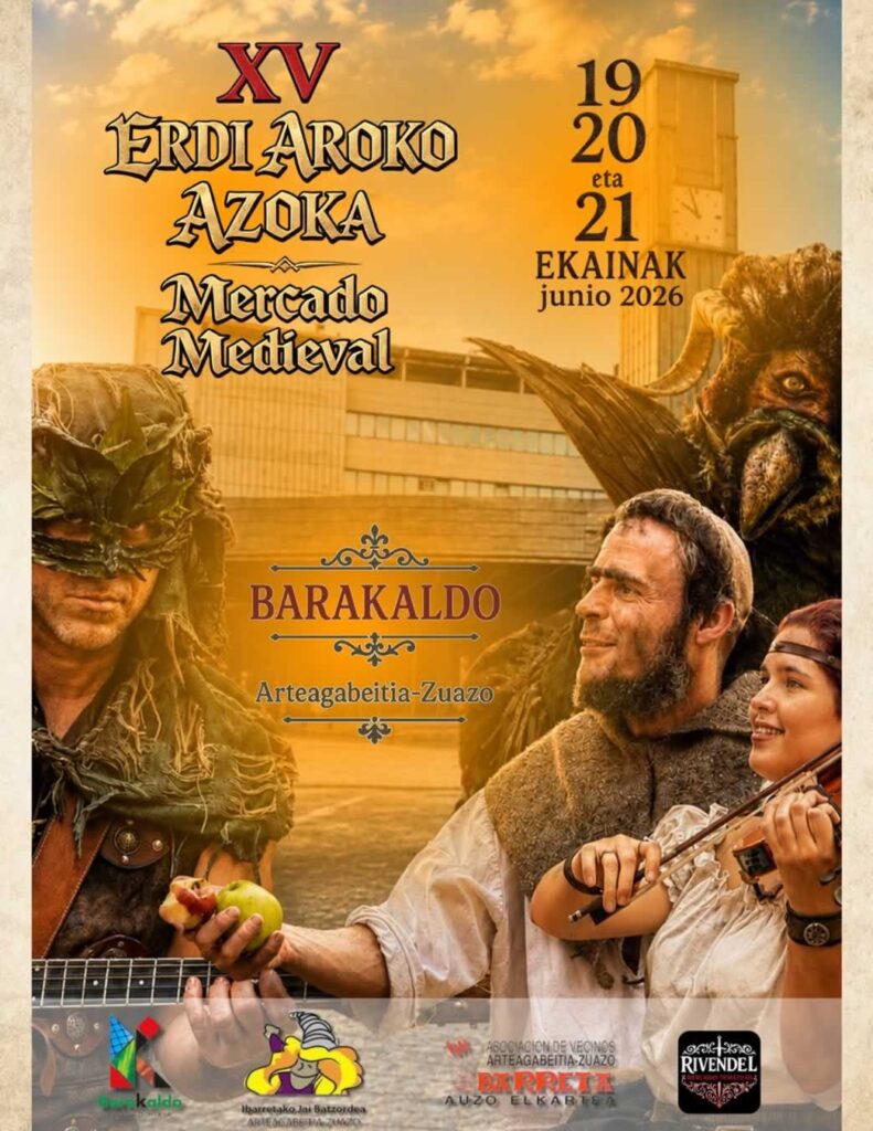 Cartel del Mercado Medieval de Barakaldo 2026